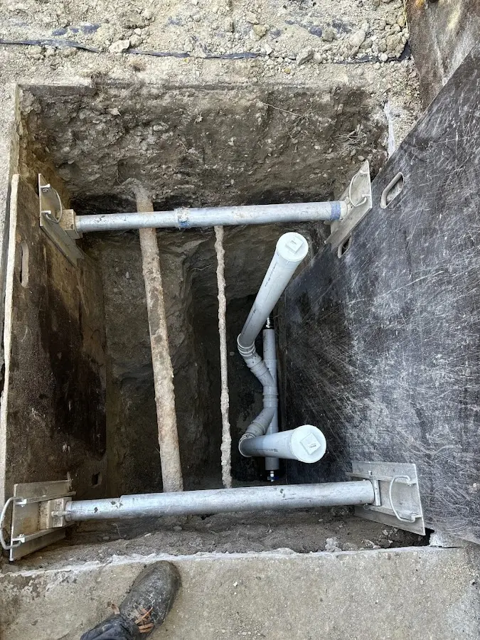 Experienced plumber completing Gas Line Repair work in Gantt
